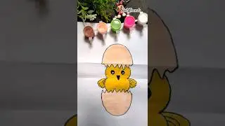 Fun Drawing Ideas To Remember 🐣 Kids Creative Ideas 😉 #shorts #ytshorts #kids #drawing #fun