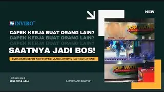 Bisnis Depot Air Minum Isi Ulang Galon Mineral & Air RO Yang Menguntungkan😁🤞