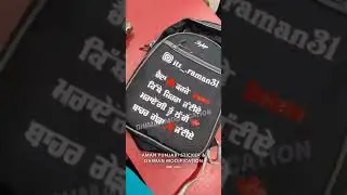 bag stickers | bags costomized stickers | emojis | punjabi thoughts stickers | radium stickers