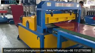 Galvanized steel stainless steel coil Cut metal sheet machine with straightener 0.5mm-1mm-2mm-3mm