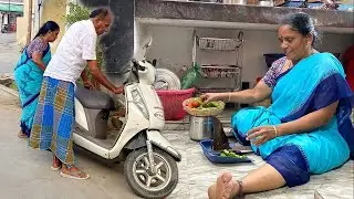 காலையில அம்மாவுக்கு வேலைக்கு டைம் ஆச்சுனு அவசர அவசரமாக வேலை செஞ்சுட்டு ஓடுறாங்க @AmmaKaiPakkuvam