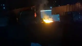 Steel in melting ... i shoted this video