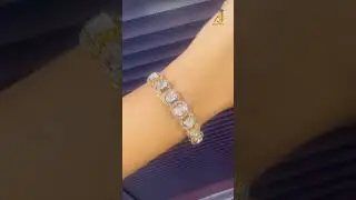 #polkijewellery #uncut #polkidiamonds #diamondbracelet #diamondjewellery #bracelet #tennisbracelet