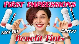 Benefit's New Splashtint & Plushtint || First Impressions & Swatches 👄