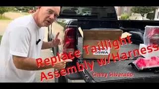 How to Replace Taillight Assembly 2003 - 2006 Chevy Silverado 1500/2500 **COMLETE** #chevysilverado