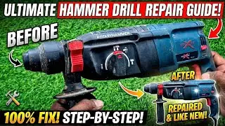  2 26mm Rotary Hammer Drill machine repairing | Hammer drill repair 