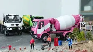 LESU 1/14 6x6 Metal RC Concrete Car Mixer Truck Battery Radio RTR of Model