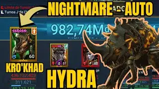 KRO&rsquo;KHAD VS NIGHTMARE HYDRA | RAID SHADOW LEGENDS