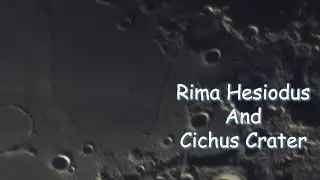 Rima Hesiodus & Cichus Crater