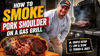 Pork Shoulder on Gas Grill @MeatChurchBBQ