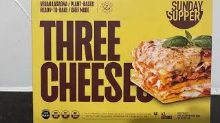 Воскресный ужин с тремя сырами #veganfoodtastetest #sundaysupper #threecheeselasagna #veganlasagna