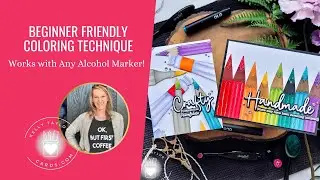 Beginner Friendly Coloring with Any Alcohol Marker: Clinging to Summer