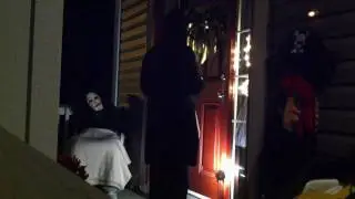Halloween 2010 PRANK FAIL scare (Punch to face-hidden camera)