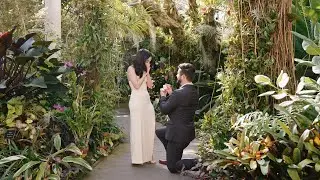 Best Wedding Proposal Film At San Antonio Botanical Garden | Austin Wedding Videographer