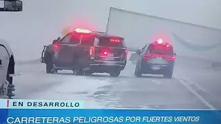 USA, bomb cyclone panorama, 2025.