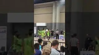 Lebron coaching his son at USBA Nationals Charlotte