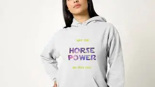 Hanorac personalizat - Horse Power - NaNaNa.ro