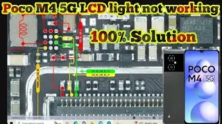 Poco M4 5G Display light not working problem solved| Poco M4 5G LCD light ways|# thesoilboy