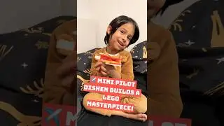 4-Year-Old Builds a LEGO Airplane ✈️ | Dishen&rsquo;s Creative Playtime | Dhanu and Madhu Vlogs #shorts