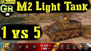 World of Tanks M2 Light Tank Replay - 10 Kills 1K DMG(Patch 1.4.1)