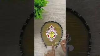 Durga Maa Unique Craft #shorts #durgapuja #craft #viralvideo