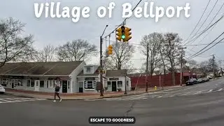 Long Island Rich Neighborhoods - Village of Bellport - New York - 4K Tour
