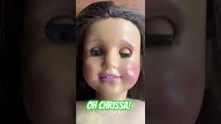 Don&rsquo;t worry Chrissa!#AmericanGirl #Creepy #2009 #Chrissa #girl of the year #Doll, #entertaining ￼