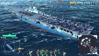 [안티노라] 월드오브워쉽(World of Warships) 3.0 한국서버클로즈베타 미국 10티어 항공모함 Essex