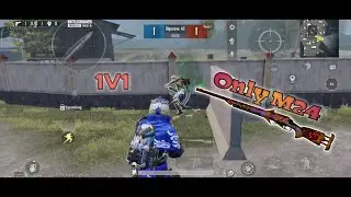 1v1 TDM Match With M24 | He Left The Match😂 | #SiddGaming | #Shorts | #BGMI