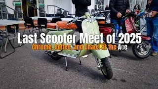 Last Scooter Meet of 2025 : Chrome, Coffee, and Chaos at the Ace