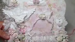 Shabby Chic Tag Holder swap for Bobbie - Kaisercraft Key to My Heart