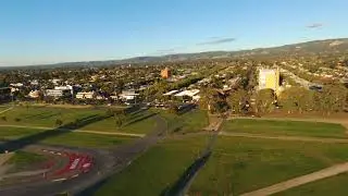 Victoria Park aerial vision from drone