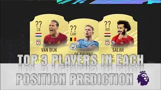 Top 3 Player Ratings in Each Position (Premier League) | Socceropedia06