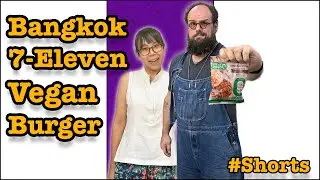 Bangkok 7-Eleven Vegan Burger #Shorts
