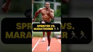 Sprinter vs marathoner: fast-twitch vs slow-twitch explained #marathon #sprinter #running #health