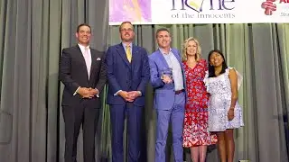 Jude Redfield receives Home of the Innocents 'Hero for the Home' Award