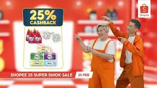 Enjoy great deals on Shopee 25 Super Shiok Sale!