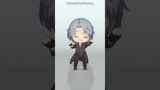 Dante Chibi Dancing  | Punishing Gray Raven x DMC (Animation) #shorts
