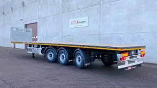 MAX Trailer - MAX210 flatbed semi-trailer with 3 axles & 13600mm loading platform length