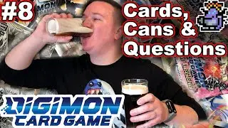 Cards, Cans & Questions! #8 Random Loose Booster Packs! (Digimon Card Game) #Digimon