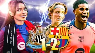 MON 1ER MATCH DE LA SAISON À NEWCASTLE ! (NEWCASTLE 1-2 FC BARCELONA) | S2E01