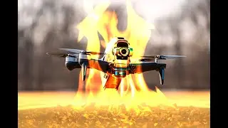 DJI FPV DRONE CRASH. Flipped about 15 times on the grass!!! INTACT inside and out!