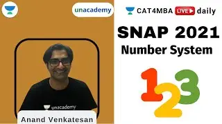Number System | Quantitative Ability l SNAP 2021 l Anand Venkatesan