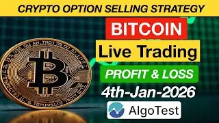 Algo Bitcoin Option Selling  Strategy on Delta Exchange |   Bitcoin Trading Full Day P&L Report