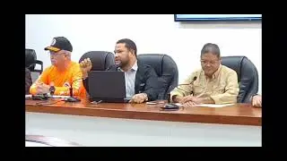 Conferencia del COE ante la llegada de la Tomenta Melisa