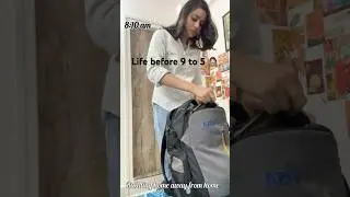 Life Before 9 to 5 |Day in a life of a Corporate Employee | 9 to 5 alone Bangalore  PART 1 #ytshorts