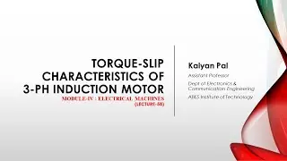 Torque-Slip Characteristics of Three Phase Induction Motor