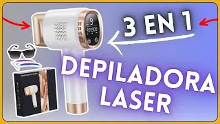 3 en 1 Depiladora Laser IPL, Modo HR/RA/SC, Pantalla T&aacute;ctil LCD, 9 Nivel de Energ&iacute;a, 999.900 Flashes
