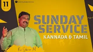 🔴🅻🅸🆅🅴 | Sunday Service | Kannada & Tamil | Rev. Johnson M  | Crown Of Life Ministries India