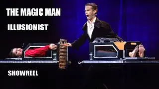 Illusionist MAGIC MAN - Willi Auerbach. Large scale illusion magic show by the German magician